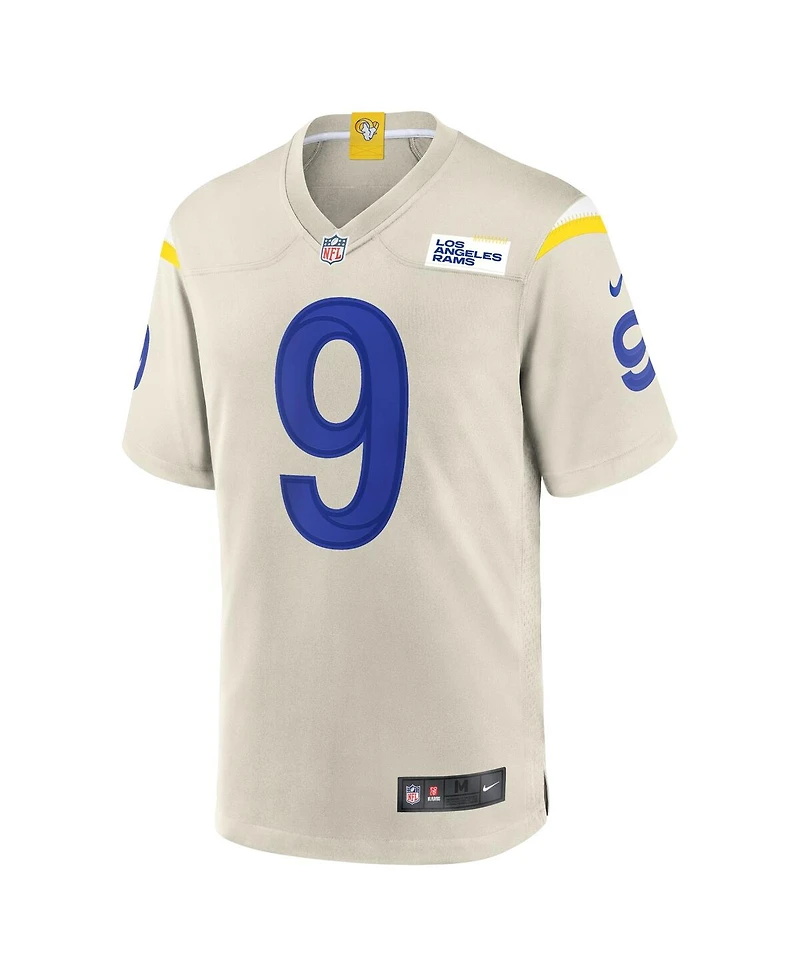 Nike Men's Matthew Stafford Bone Los Angeles Rams Game Jersey