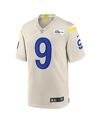 Nike Men's Matthew Stafford Bone Los Angeles Rams Game Jersey