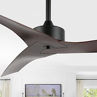 Jonathan Y Aldrin Modern Minimalist Iron/Plastic Razor Ceiling Fan