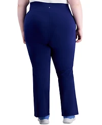 Id Ideology Plus Size High Rise Flared Leggings, Created for Macy's