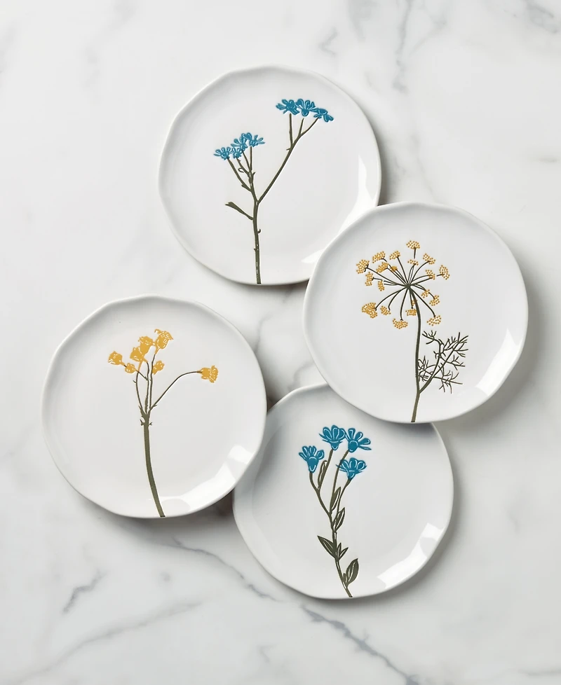 Lenox Wildflowers Tidbit Plates, Set of 4