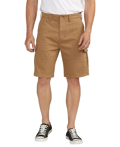 Silver Jeans Co. Men's Essential Twill Cargo 10" Shorts
