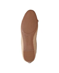 Bandolino Women's Paprika Bow Detail Ballet Flats - Light Natural Woven