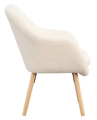 Convenience Concepts 25.25" Sherpa Charlotte Sherpa Accent Chair
