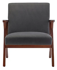 Convenience Concepts 28.5" Polyester Cliff Mid-Century Modern Accent Armchair
