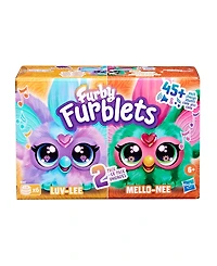 Furby Furblets Luv-Lee Mello-Nee 2-Pack Mini Electronic Plush Toy for Girls