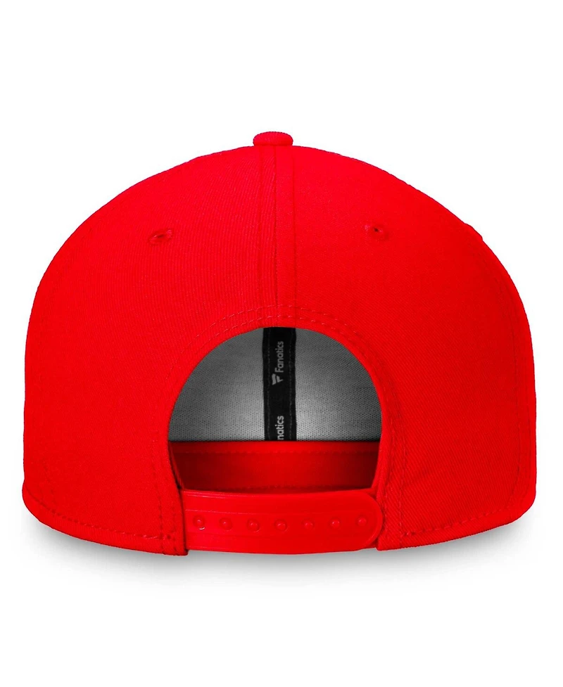 Men's Fanatics Red New York Red Bulls Emblem Snapback Hat