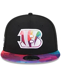 Men's New Era Black Cincinnati Bengals 2023 Nfl Crucial Catch 9FIFTY Snapback Hat