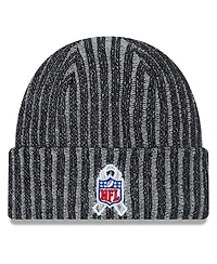 Men's New Era Black Green Bay Packers 2023 Salute To Service Cuffed Knit Hat