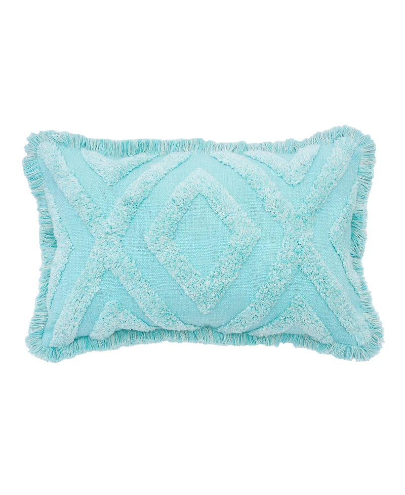 Link Surf Rectangle Oblong Woven Accent Pillow, 14" x 22"