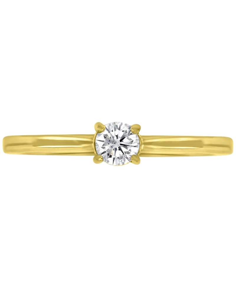 4-Pc. Set Cubic Zirconia Mixed-Cut Bezel & Claw Stack Rings