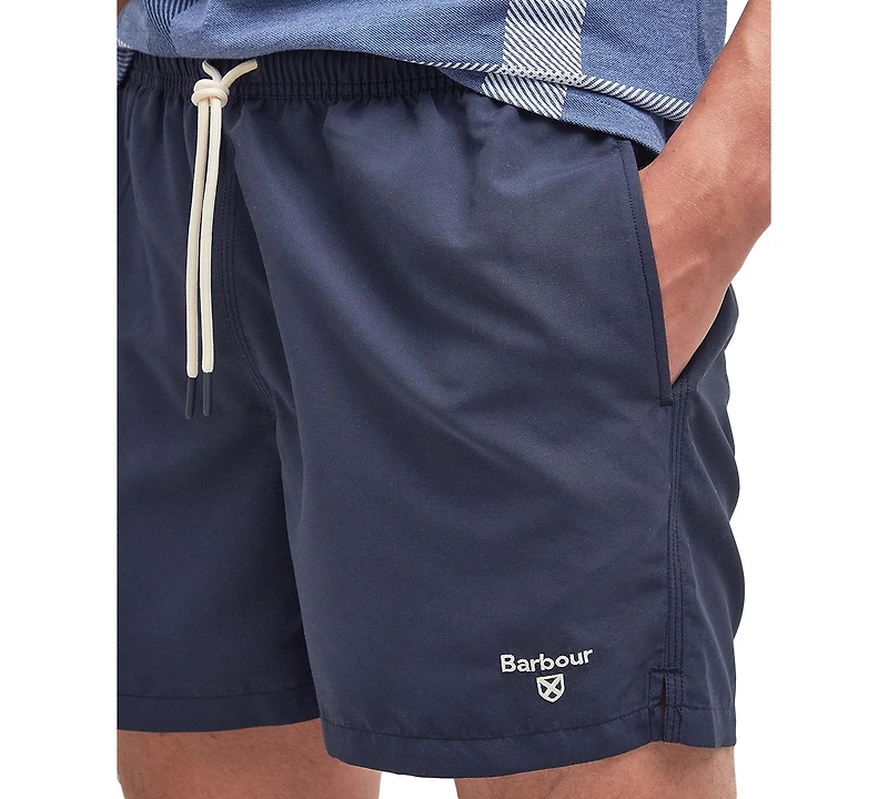 Barbour Men's Staple Logo 5" Swim Trunks