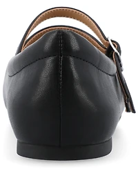 Journee Collection Women's Darlin Multi Strap Mary Jane Square Toe Flats