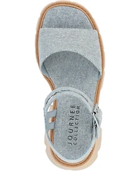 Journee Collection Women's Tillee Treaded Outsole Platform Sandals