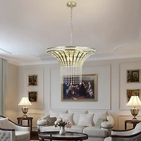 Streamdale 8-Light 23.6" Wide Crystal Waterfall Chandelier