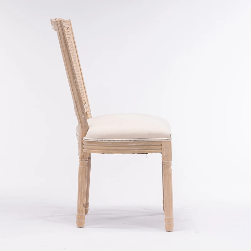 Streamdale Antique French Style Dining Chairs, Set of 2