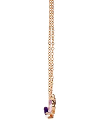 Multi-Gemstone Marquise Trinity 18" Pendant Necklace (3/4 ct. t.w.) in 14k Rose Gold-Plated Sterling Silver