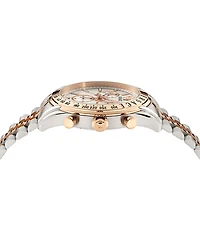 Versace Men's Swiss Chronograph Two-Tone Stainless Steel Bracelet Watch 44mm