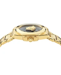 Versace Women's Swiss Gold Ion Plated Stainless Steel Bracelet Watch 37mm