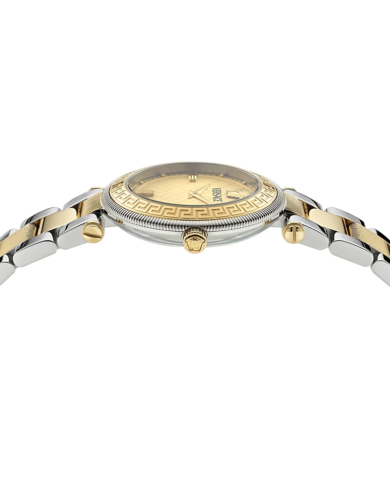 Versace Women's Swiss Two-Tone Stainless Steel Bracelet Watch 35mm