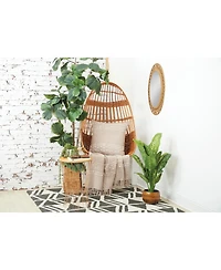Tabb Dune White Woven Throw Pillow Sand Beige Quitled Textured Luxury Decorative Accent Covers For Couch And Bed