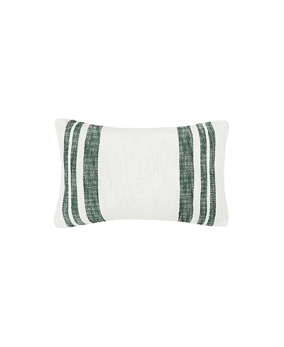 Morgan Jungle Woven Luxury Premium Spring & Summer Rectangle Accent Pillow, 14" x 22"