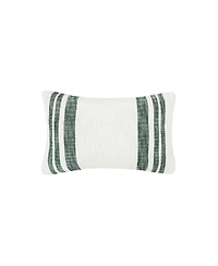 Morgan Jungle Woven Luxury Premium Spring & Summer Rectangle Accent Pillow, 14" x 22"