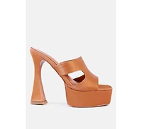 pda croc high heel platform sandals