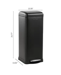 Betty Retro Step-Open Trash Can with Liners