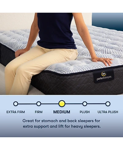 Serta Perfect Sleeper Blue Lagoon Night 13.5" Medium Mattress-Queen