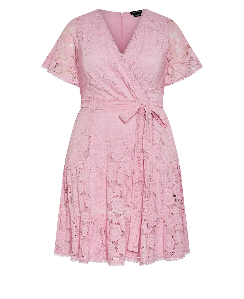 City Chic Women's Garden Kisses Dress