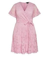 City Chic Women's Garden Kisses Dress