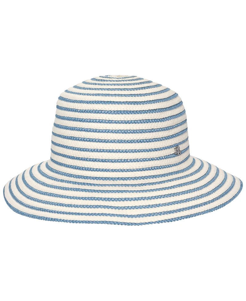Lauren Ralph Lauren Tri Color Striped Sunhat