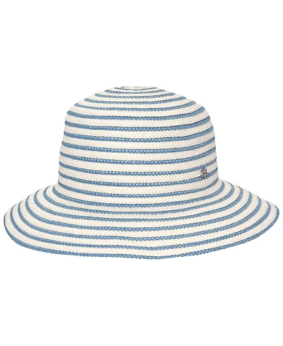 Lauren Ralph Lauren Tri Color Striped Sunhat