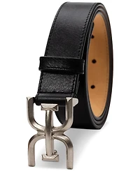 Sam Edelman Women's Slim Double-e Plaque Buckle Belt