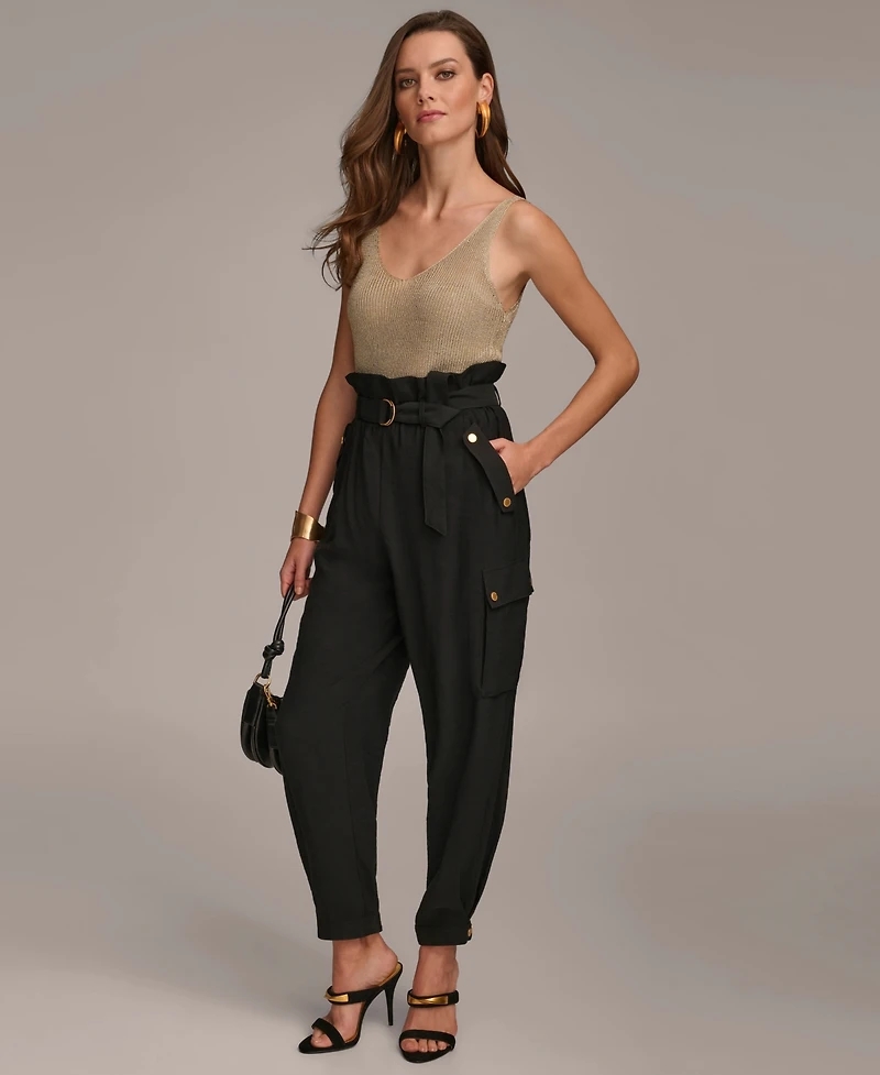 Donna Karan New York Women's Belted Cargo Pants