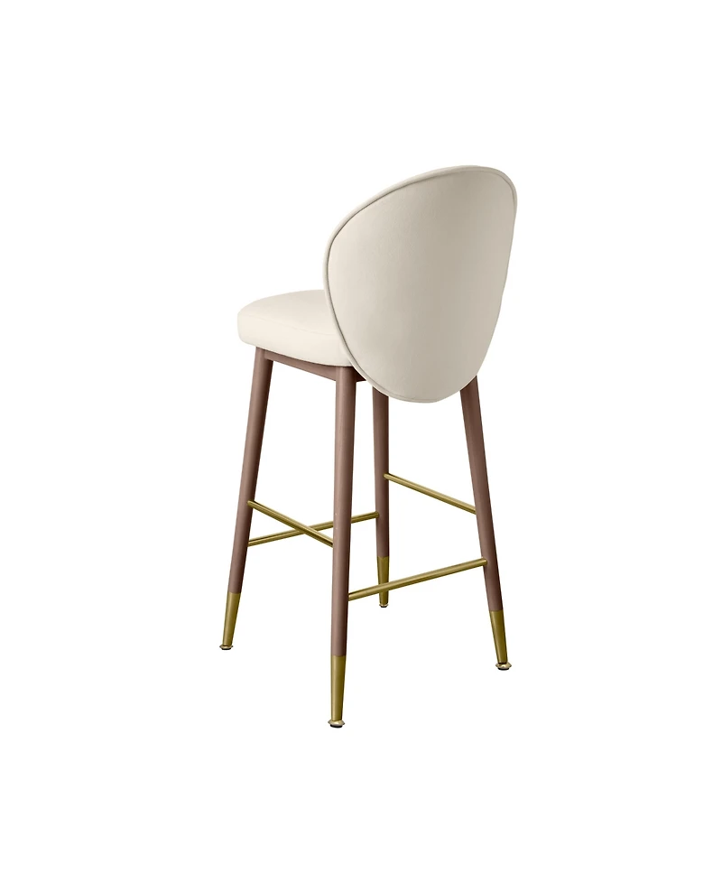 Tov Furniture 1 Pc. Velvet Barstool