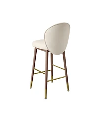 Tov Furniture 1 Pc. Velvet Barstool