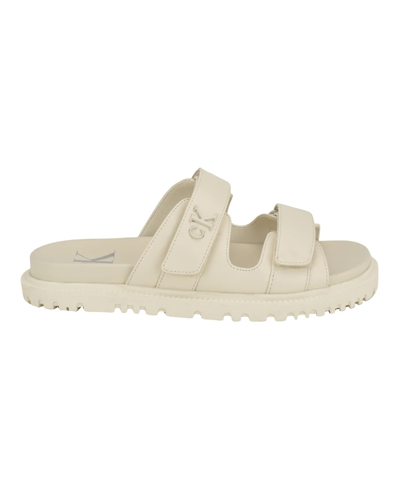 Calvin Klein Women's Donnie Double Adjustable Strap Sandals