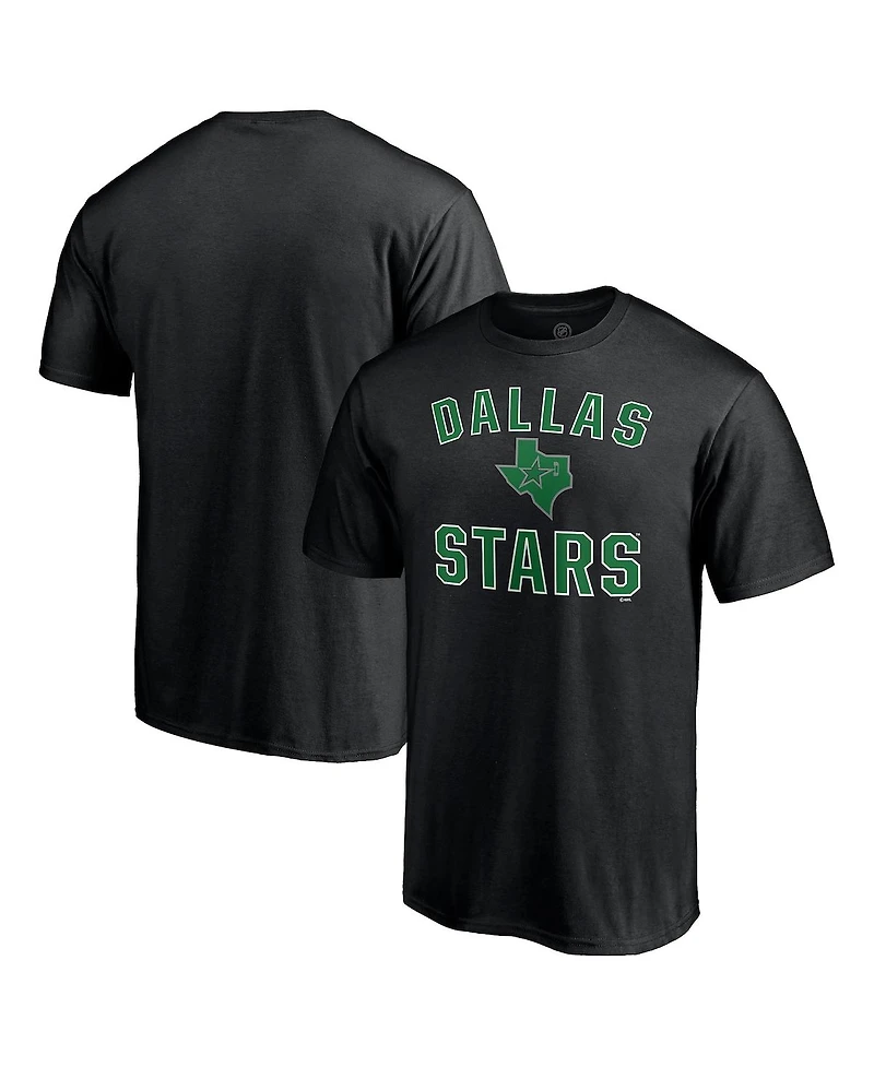 Men's Fanatics Black Dallas Stars Special Edition Victory Arch T-shirt