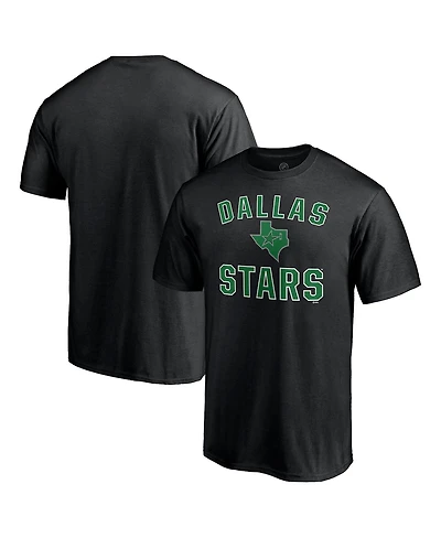 Men's Fanatics Black Dallas Stars Special Edition Victory Arch T-shirt