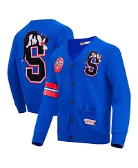 Men's Freeze Max Royal Looney Tunes Sylvester Button-Up Cardigan