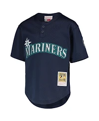 Big Boys Mitchell & Ness Ichiro Suzuki Navy Seattle Mariners Cooperstown Collection Mesh Batting Practice Jersey