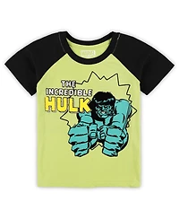Little Boys and Girls Blue, Red, Green The Avengers Graphic 3-Pack T-shirt Set