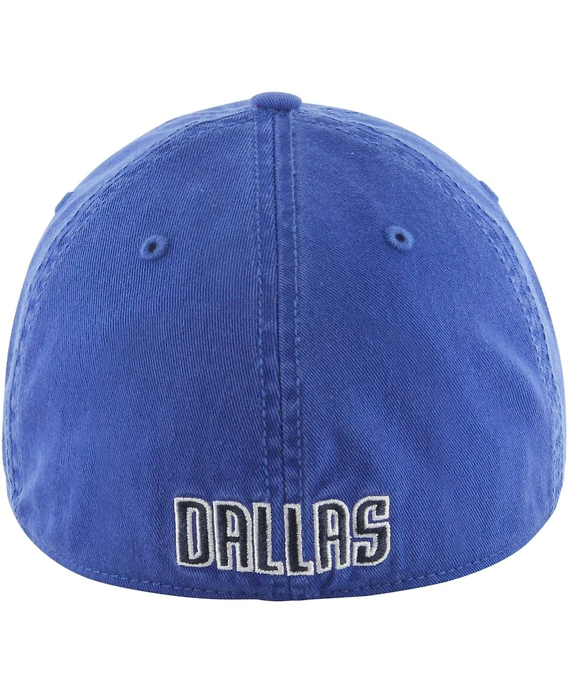 Men's '47 Brand Blue Dallas Mavericks Classic Franchise Fitted Hat