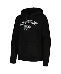 Women's Pro Standard Black Philadelphia Flyers Classic Chenille Pullover Hoodie