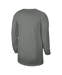 Men's and Women's Nike Heather Gray Chicago Bulls 2023/24 Legend On-Court Practice Long Sleeve T-shirt