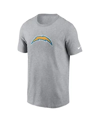 Men's Nike Gray Los Angeles Chargers Logo Essential T-shirt