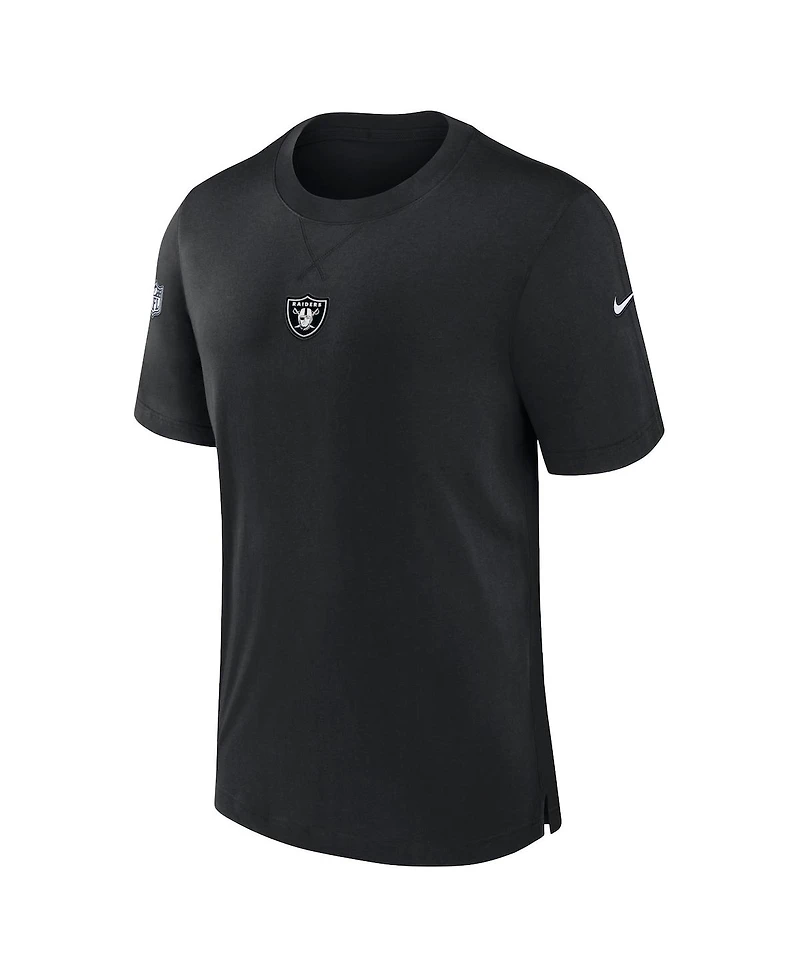 Men's Nike Black Las Vegas Raiders 2023 Sideline Performance T-shirt