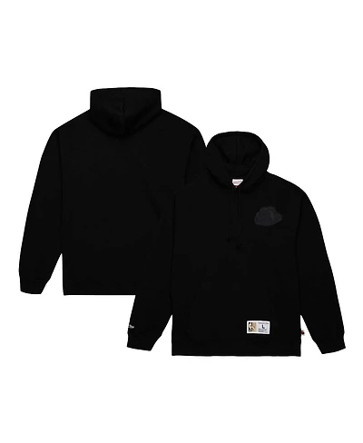 Men's Mitchell & Ness Black Vancouver Grizzlies Hardwood Classics Tonal Pullover Hoodie